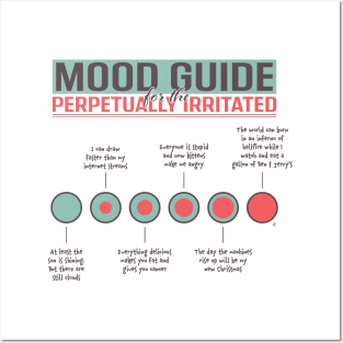 Mood Guide For The Perpetually Irritated Posters and Art